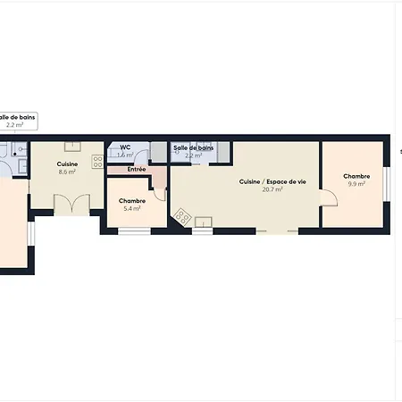 Maison Pour 4 Adultes Et 1 Enfant Avec Jardin